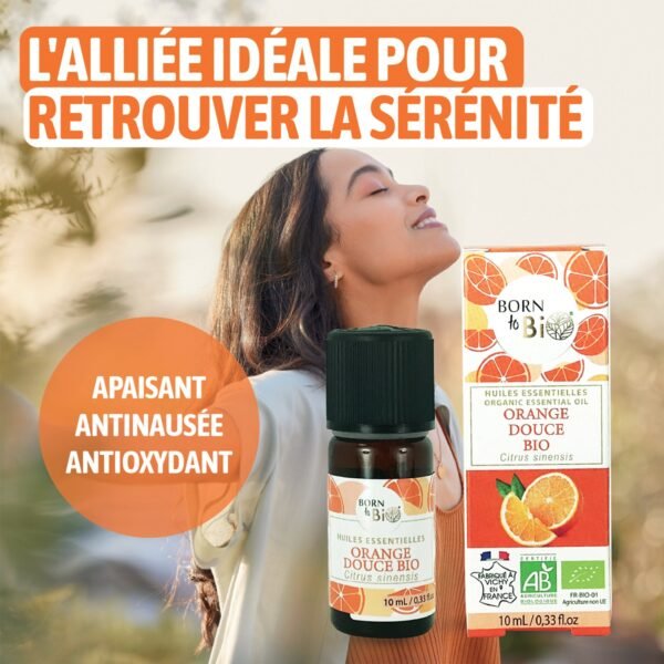 Huile essentielle Orange douce Certifiée Bio