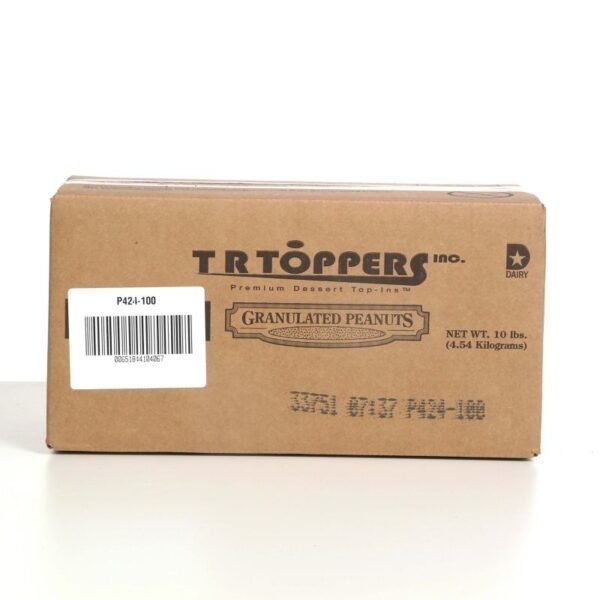 Dry Roasted Chopped Peanuts Candy Toppings | TR Toppers P416-100 | Premium Dessert Toppings, Mix-Ins and Inclusions | Canadian Distribution