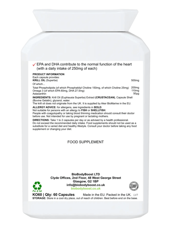 AstaxaKrill - Antarctic Krill Oil Capsules – Premium Omega-3 Supplement