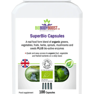 SuperBio Capsules - Vegan Organic Foods Blend