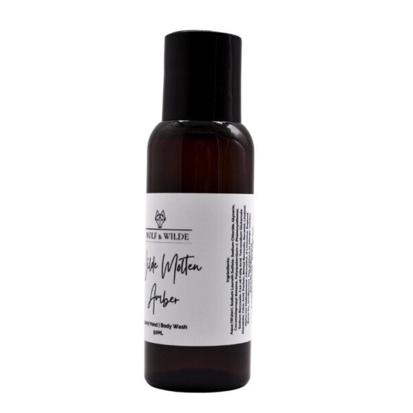 Wilde Molten Amber Travel Size Luxury Hand & Body Wash 50ML