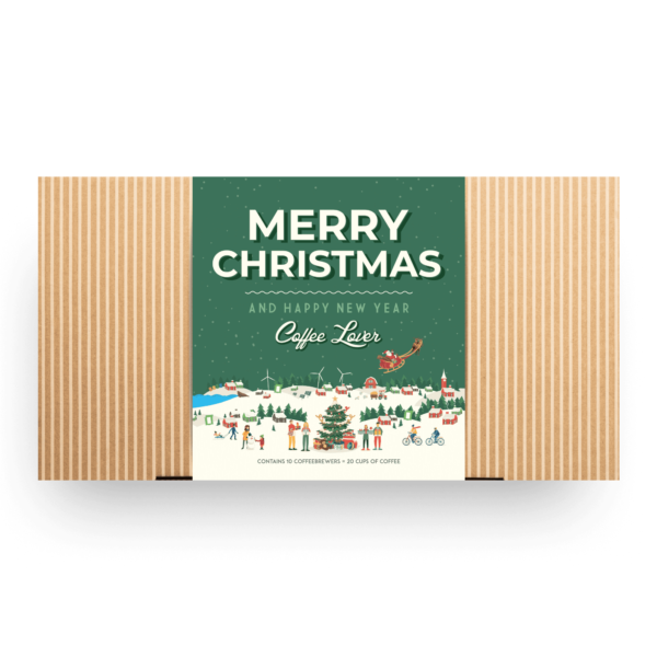 MERRY CHRISTMAS SNOW COFFEE GIFT BOX