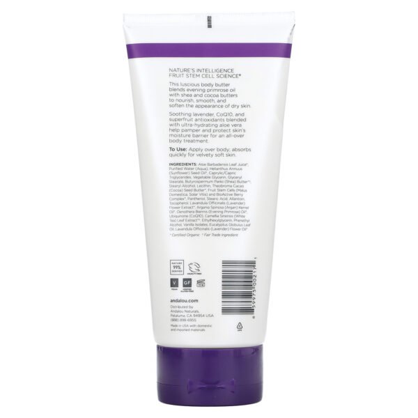 Andalou Naturals Lavender Shea Body Butter (1x8 Oz)