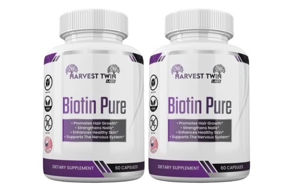 Biotin 10 000 mcg Capsules | Harvest Twin Labs