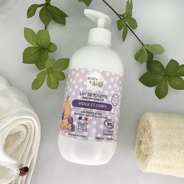 Baby Cleansing Milk 500mL - Certified organic