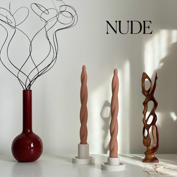 Bulk Tall Twisted Taper Candles