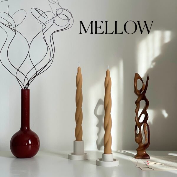 Bulk Tall Twisted Taper Candles