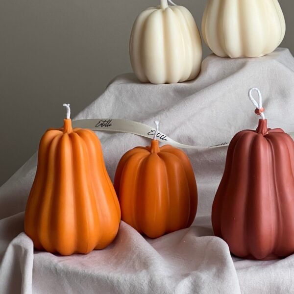 Autumn Pumpkin Candle Set