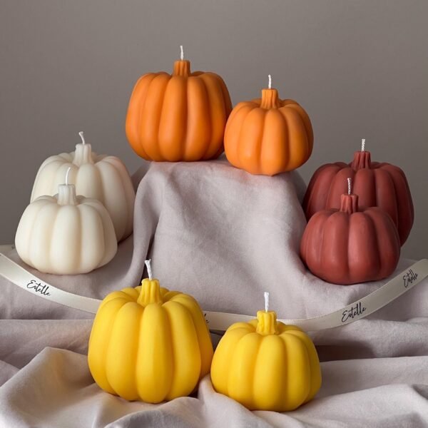 Autumn Pumpkin Candle Set