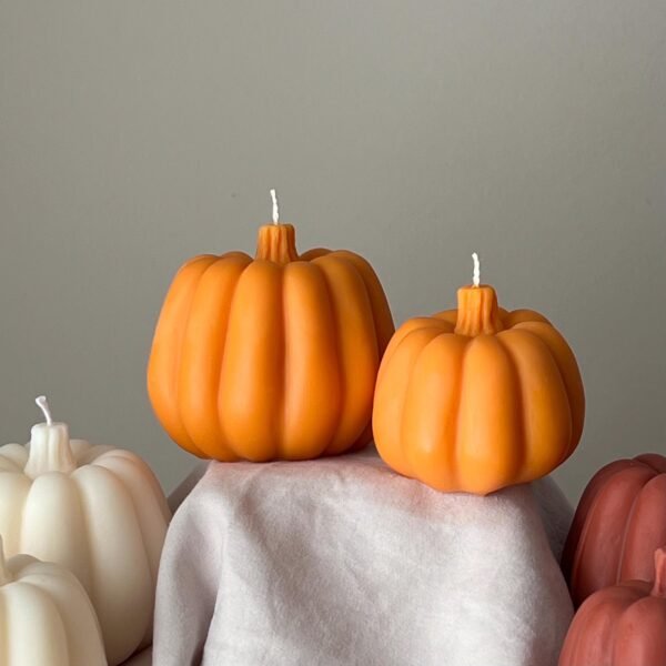Autumn Pumpkin Candle Set