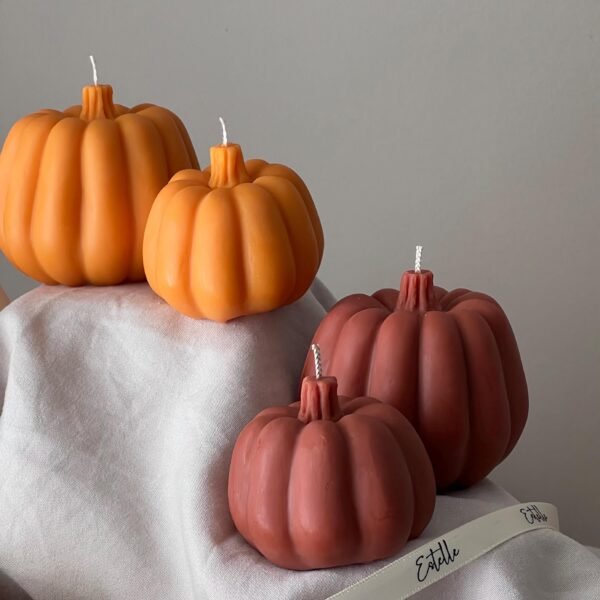 Autumn Pumpkin Candle Set