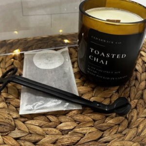 Black Stainless Steel Candle Wick Trimmer